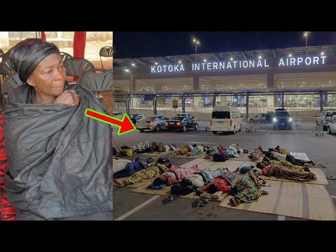 Read more about the article Some Team Legal Wives’ Members Sleeps At Kotoka International Airport To Wait For Maa Akosua Serwaa