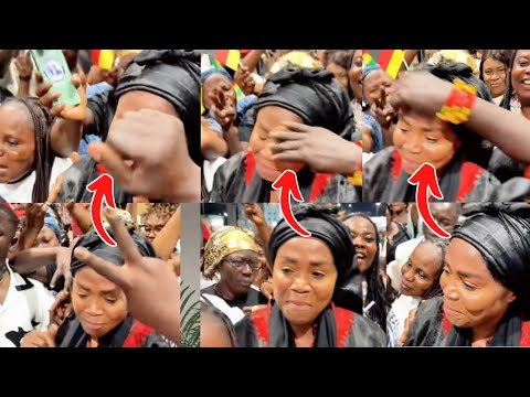 Read more about the article Woman Caught On Camera Trying To Use Juju On Akosua Brempomaah In Public At Her Blind Side