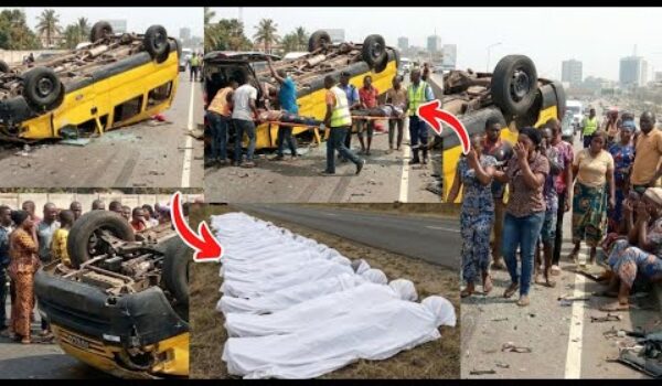 Over 20 Nigerians Trying To Enter Ghana Illegally Passes Away In Acc!dent On Accra-Aflao Highway