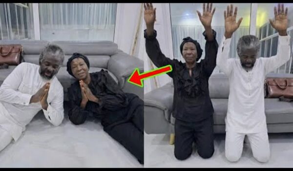 See How Maa Akosua Serwaa And Papa Shee Are Thanking Ghanaians And Their Fans For Supporting Them