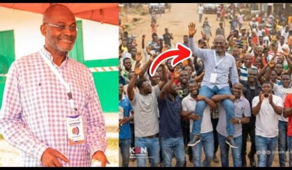 What a Big Gap, Kennedy Agyapong Afa, Ken Agyapong And Fans Jubilates As He Gives Bawumia A Big Gap