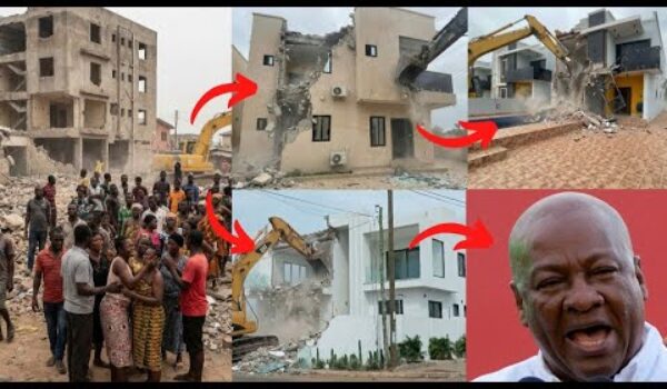 See How Mahama Is Destr0ying Many People’s Houses, The Reason Will Sh0ck You