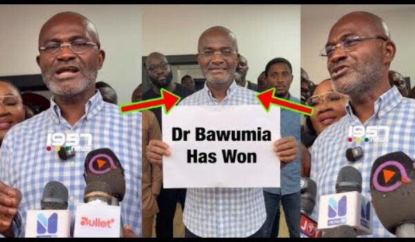 Dr Bawumia Has Won, I Have Accepts Defeat, Kennedy Agyapong Speaks