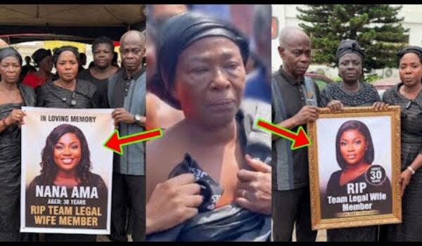 Sad News For Maame Akosua Serwaa’s Team Legal Wives; One Member Passes Away