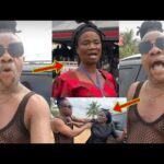 Faustina Abr3 oo! See How Nana Yeboah Want To Forcefully Fight Faustina For Saying She Will Sue Him