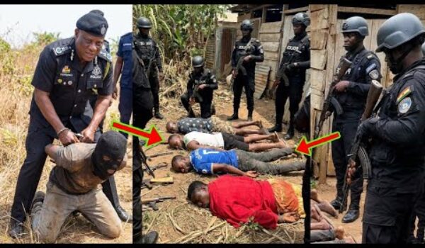Police K!||s 3 Suspected Armed Robbers In Kumasi, Arrested Some, 2 At Large