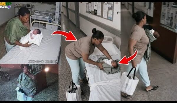 CCTV Captures Woman Ste@ling Child from Hospital; Suspect Remains on the Run