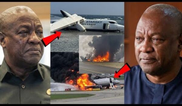 Plane Containing 55 People On Board Cr@shes, Mahama, John Dumelo And Other MPs Are Are In The News