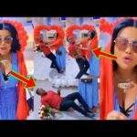 Very Bad, Mcbrown Pushes And Disgraces A Man Who Presents Flower To Her As Val’s Gift