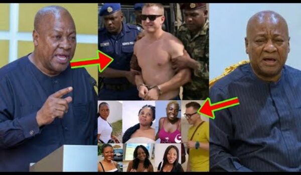 Aban Bo Afu, Mahama Reacts To The Russian Guy vs Ghanaian Ladies Dírty Videos As He Takes Action