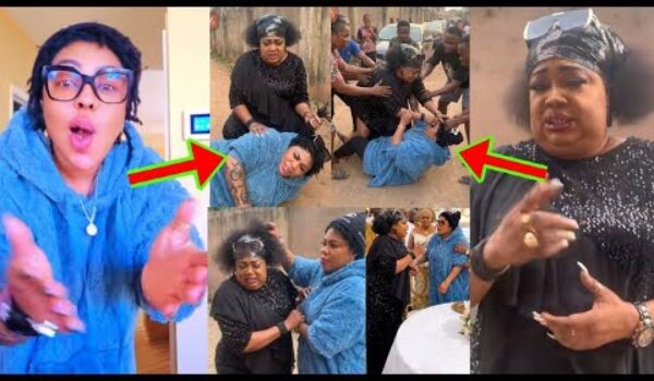 Wo tw3 kankan s3 wo papa funu; Maame Ode Damâged Afia Schwar As Their F!ght Escâlates