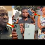 NPP Man Destroys Blogger & His Girlfriend’s IPhones 4 Mentioning Mahama’s Name In Front Of His House