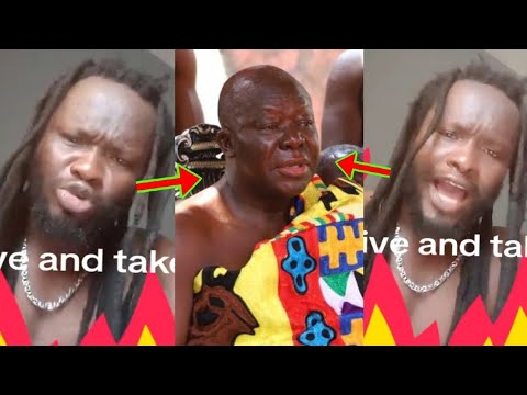 Read more about the article Gyimii Gyimii Hene, Wo Maame Tw3, I’m In Sunyani Come And F00l; Rasta Man In$ults Otumfuo Basabasa