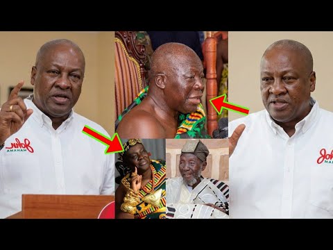 Read more about the article You Are Chief If You’ve Been Gazetted; Mahama Tells Otumfuo Over Chieftaincy Issues
