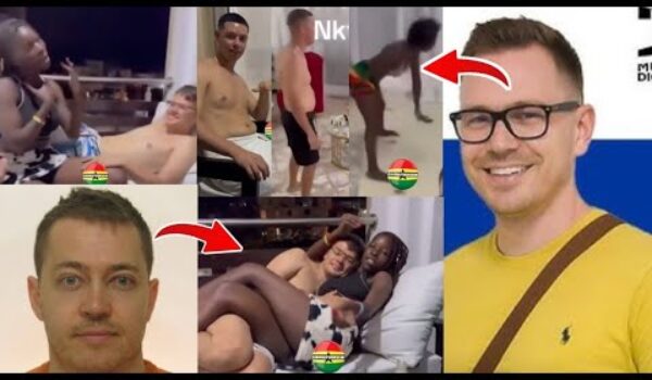 The Russian Man Reléàses Fresh Videos Of 3 Men vs 1 Lady As Ghana Govt Summons Russian Ambassador