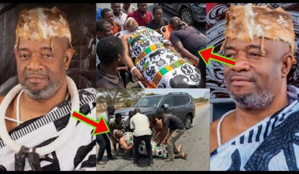 Another Bad News Hits Ghana As  Ga Mantse King Tackie Teiko Tsuru II & His Driver Involved Acc!dent