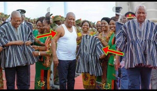Ah, Zambians Are V!llag£rs; Check How They Disgr@ced Ghana Prez, Mahama, Bcus Of His Batakari Cloth
