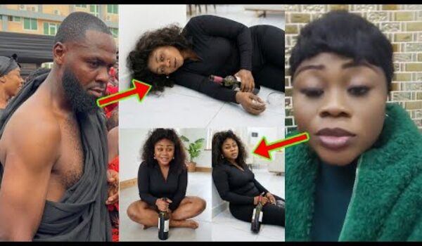 She’s Druπk, Video Of Ciara Looking Totally Druπk Causes A Stir, Check Obofour’s Reaction