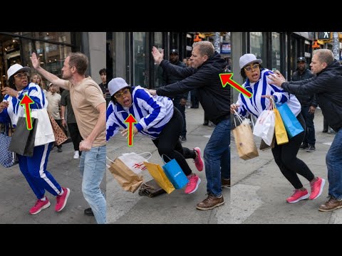 afia schwar lands in trouble in the us while shopping; watch what a man did to her