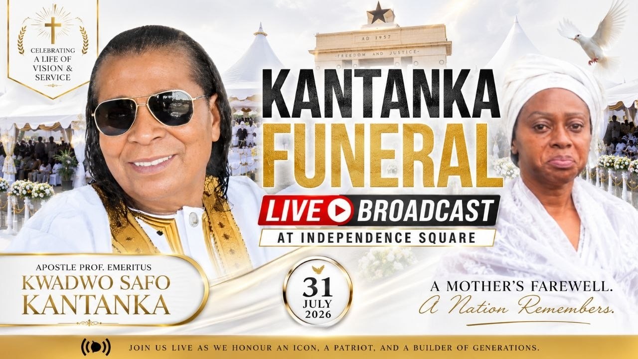 live from independence square || apostle kwadwo safo kantanka goes home | funeral live coverage