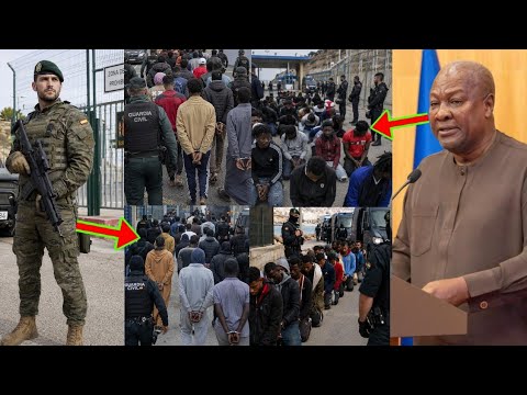 Sad News African Nationals Who Swam From Morocco To Spain Have Been Sent Back Under Heavy Security